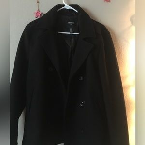 Forever 21 mens peacoat